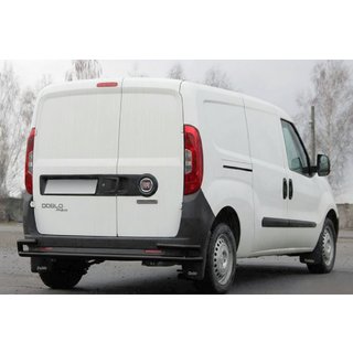 Aizmugurējais rollbārs AK005/2-Dubults Black (nerūsējošais tērauds) foto 3