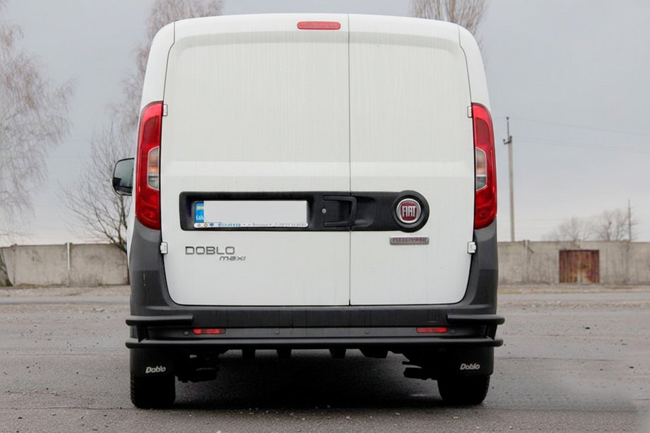 Opel Combo 2012–2018 Aizmugurējais rollbārs AK005/2-Dubults Black (nerūsējošais tērauds) Image