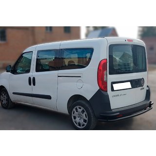 Aizmugurējais rollbārs AK005/2-Dubults Black (nerūsējošais tērauds) foto 3