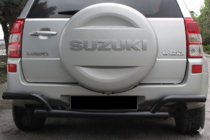 Suzuki Grand Vitara 2005–2017 Aizmugures aizsargstienis AK005-2 Black (nerūsējošais tērauds) foto 1