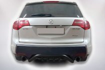Acura MDX 2007–2013 Aizmugures aizsargstienis B1-47 Black (nerūsējošais tērauds) foto 1