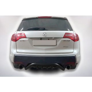 Aizmugures aizsargstienis B1-47 Black (nerūsējošais tērauds) Acura MDX 2007–2013 foto 1