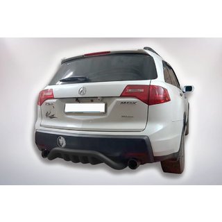 Aizmugures aizsargstienis B1-47 Black (nerūsējošais tērauds) Acura MDX 2007–2013 foto 4