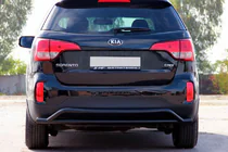 Kia Sorento II XM 2009–2014 Aizmugurējais loks AK007-2 Black (nerūsējošais tērauds) foto 2