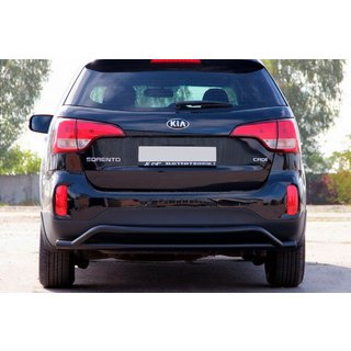 Aizmugurējais loks AK007-2 Black (nerūsējošais tērauds) Kia Sorento II XM 2009–2014 foto 2