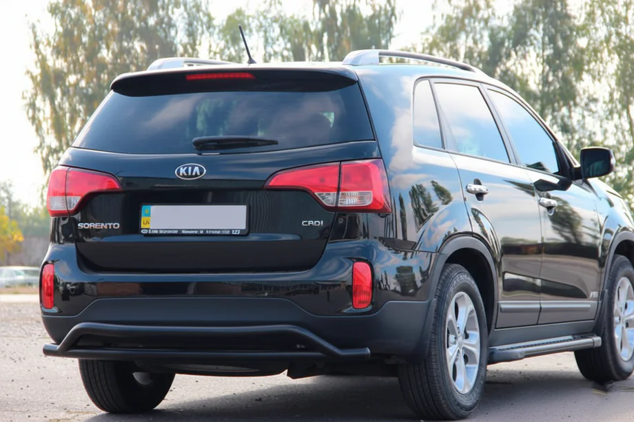 Kia Sorento II XM 2009–2014 Aizmugurējais loks AK007-2 Black (nerūsējošais tērauds) Image