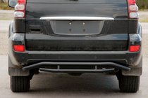 Toyota Land Cruiser Prado 120 2002–2009 Aizmugures aizsargstienis AK008-1 Black foto 1