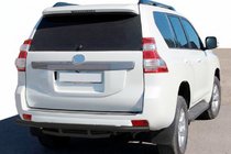 Toyota Land Cruiser Prado 150 2009–2023 Aizmugurējais aizsargstienis AK002-2v1 Black (nerūsējošais tērauds) foto 1