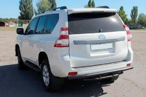 Toyota Land Cruiser Prado 150 2009–2023 Aizmugurējais aizsargstienis AK002-2v1 Black (nerūsējošais tērauds) foto 2