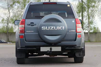 Suzuki Grand Vitara 2005–2017 Aizmugures aizsargloks AK005-3 Black (nerūsējošais tērauds) foto 2