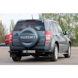 Aizmugures aizsargloks AK005-3 Black (nerūsējošais tērauds) Suzuki Grand Vitara 2005–2017 foto 3