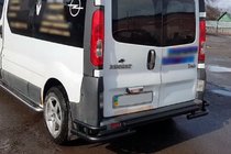 Opel Vivaro 2001–2015 Aizmugurējais aizsargstienis AK-Special Black (nerūsējošais tērauds) foto 6