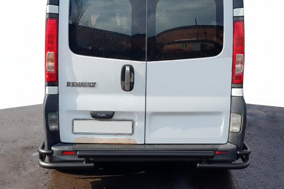 Opel Vivaro 2001–2015 Aizmugurējais aizsargstienis AK-Special Black (nerūsējošais tērauds) Image