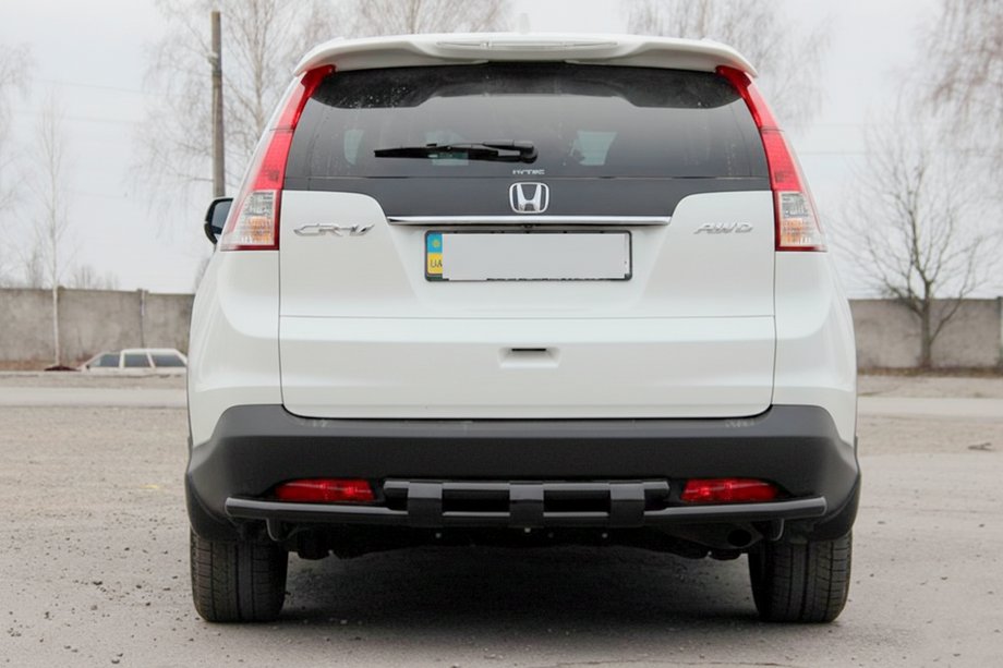 Honda CRV 2012–2016 Aizmugurējā arka AK002-dubultā Black (nerūsējošais tērauds) Image