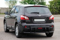 Nissan Qashqai 2010–2014 Aizmugures loks AK011 Black (nerūsējošais tērauds) foto 3