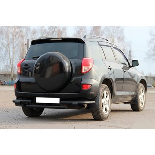 Aizmugures aizsargloks AK005-2 Black (2 gab., nerūsējošais tērauds) Toyota Rav 4 2006–2013 foto 1