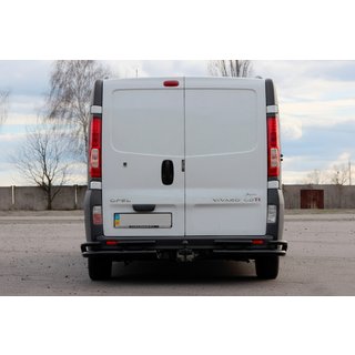 Aizmugures aizsargstienis AK003-Plus-2 Black (nerūsējošais tērauds) foto 2