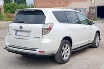 Toyota Rav 4 2006–2013 Aizmugurējais aizsargstienis AK005-15 Black (tikai EV, 2 gab., nerūsējošais tērauds) foto 4