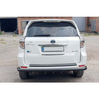 Aizmugurējais aizsargstienis AK005-15 Black (tikai EV, 2 gab., nerūsējošais tērauds) Toyota Rav 4 2006–2013 foto 2