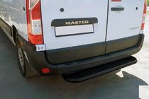 Renault Master 2011–2023 Aizmugurējais pakāpiens Black (nerūsējošais tērauds) foto 2