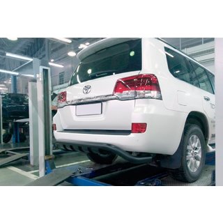 Aizmugurējais aizsarglokis Gronder Black (nerūsējošais tērauds) Lexus LX570/450d 2008–2022 foto 1