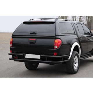 Aizmugurējais aizsargstienis AK0022 Black (nerūsējošais tērauds)