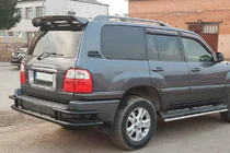 Lexus LX470 1998–2007 Aizmugurējais aizsargloks AK009-15 Black (nerūsējošais tērauds) foto 2