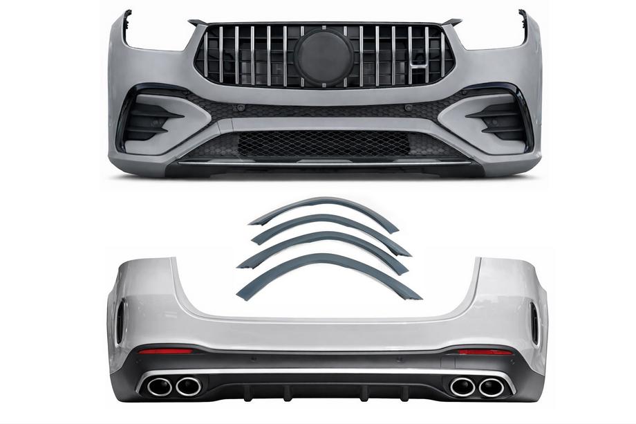 Mercedes GLE W167 2018– AMG GLE53 2023-Design virsbūves bodykit komplekts (ar pilnu aizmugurējo bamperi) Image