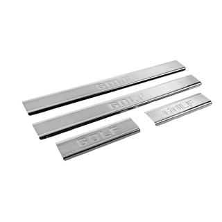 Carmos ārējās sliekšņu uzlikas (4 gab., nerūsējošais tērauds) Volkswagen Golf 7/E-Golf 2012–2020 foto 3