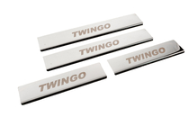 Renault Twingo 2007–2014 Carmos nerūsējošā tērauda sliekšņu uzlikas foto 3