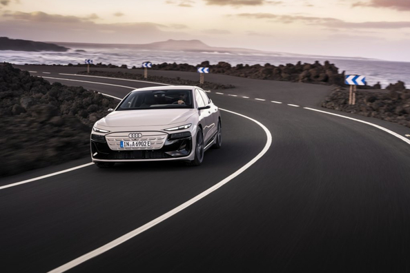 Audi A6 Sportback e-tron performance: Premium elektriskais liftbeks ar lielu nobraukumu