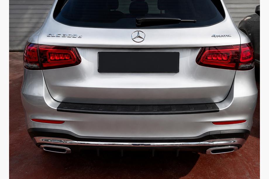 Mercedes GLC X253 2015–2022 Aizmugurējā bampera uzlika EuroCap (ABS) Image