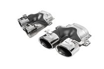 Mercedes E-klase W213 2016–2023 Aizmugurējais difuzors ar izplūdes uzgaļiem E53-Design Silver (Base) foto 7