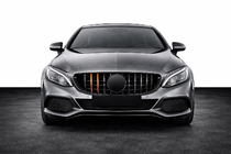 Mercedes C-class W205 2014–2021 Rocket priekšējais radiatora režģis (2018+, Avantgarde/AMG-Line/C43 AMG) foto 1
