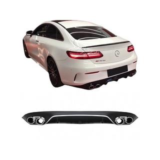 Aizmugurējais difuzors Black ar uzgaļiem Chrome (AMG53 dizains) foto 3