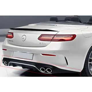 Aizmugurējais difuzors Black ar uzgaļiem Chrome (AMG53 dizains) foto 1