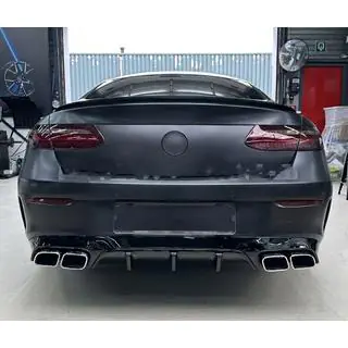 Aizmugurējais difuzors Black ar Chrome uzgaļiem (AMG63 dizains) foto 4