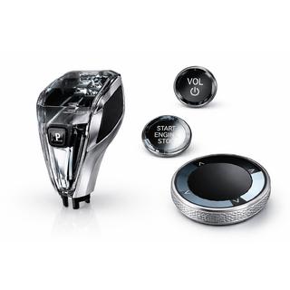 Salona kristāla elementu komplekts (automātiskās pārnesumkārbas selektors + pogas) BMW X6 G06 2019–2027 foto 3