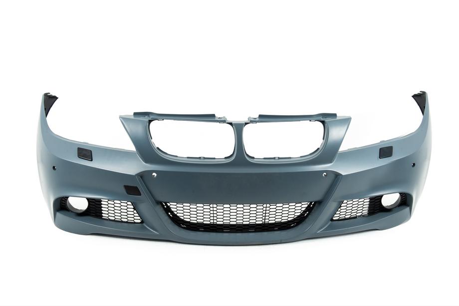BMW 3. sērija E90/E91 2005–2011 M-Sport virsbūves komplekts (E90 2008-2011) Viencauruļu izplūde ar izvadi abās pusēs Foto 14