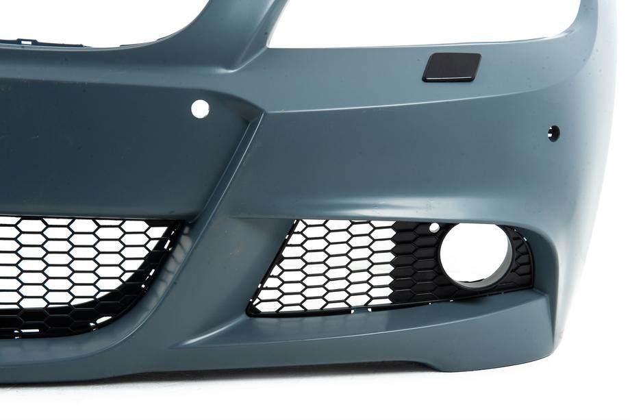 BMW 3. sērija E90/E91 2005–2011 M-Sport virsbūves komplekts (E90 2008-2011) Viencauruļu izplūde ar izvadi abās pusēs Foto 17