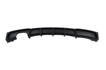 BMW 3. sērija F30/F31 2012–2019 Aizmugurējā bampera difuzors vienpusējam dubultajam izpūtējam V2 (M-Sport, ABS) foto 1