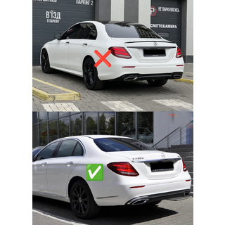 Premium priekšējie dubļu sargi Base (2 gab.) Mercedes E-klase W213 2016–2023 foto 2