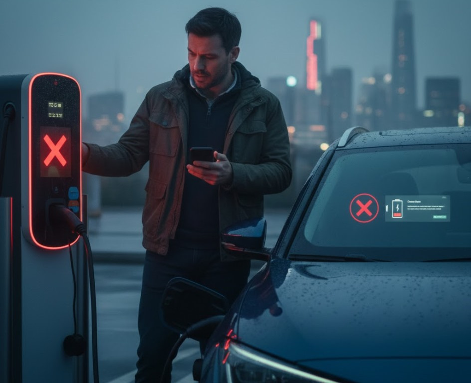 Kāpēc elektroauto nelādējas? 7 galvenie iemesli un ātri risinājumi
