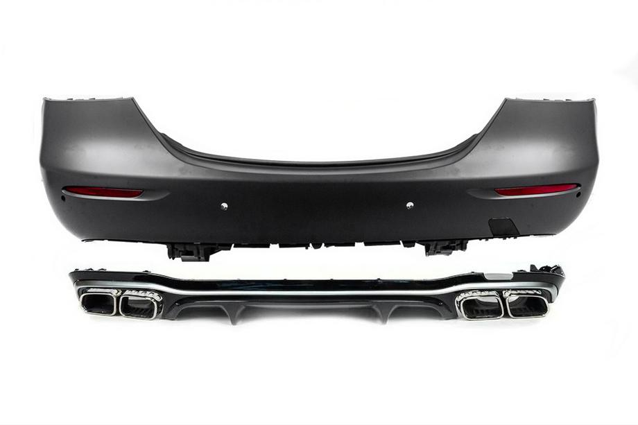 Mercedes E-klase W213 2016–2023 AMG E63 aizmugurējais bamperis komplektā (2020-2024) Image