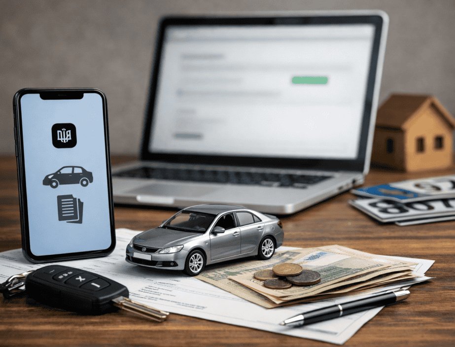 Kā pārreģistrēt auto lietotnē Diia: soli pa solim