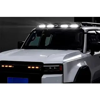 Vējstikla vizieris ar LED (melns) Toyota Land Cruiser Prado 250 2023– foto 2