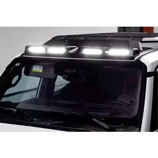 Vējstikla vizieris ar LED (melns) Toyota Land Cruiser Prado 250 2023– foto 1