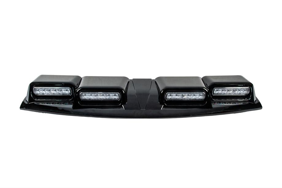 Toyota Land Cruiser Prado 250 2023– Vējstikla vizieris ar LED (melns) Foto 3