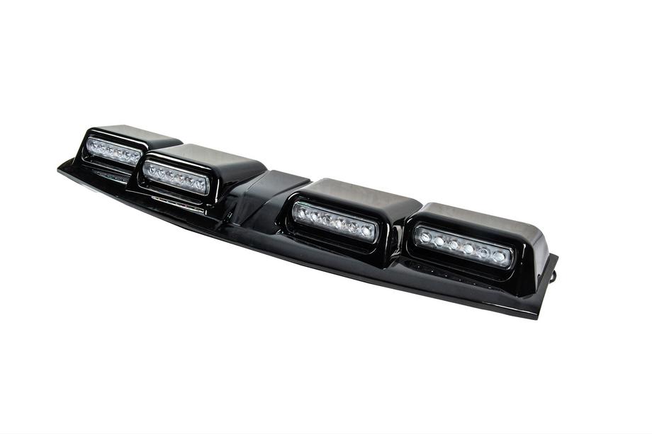 Toyota Land Cruiser Prado 250 2023– Vējstikla vizieris ar LED (melns) Foto 4
