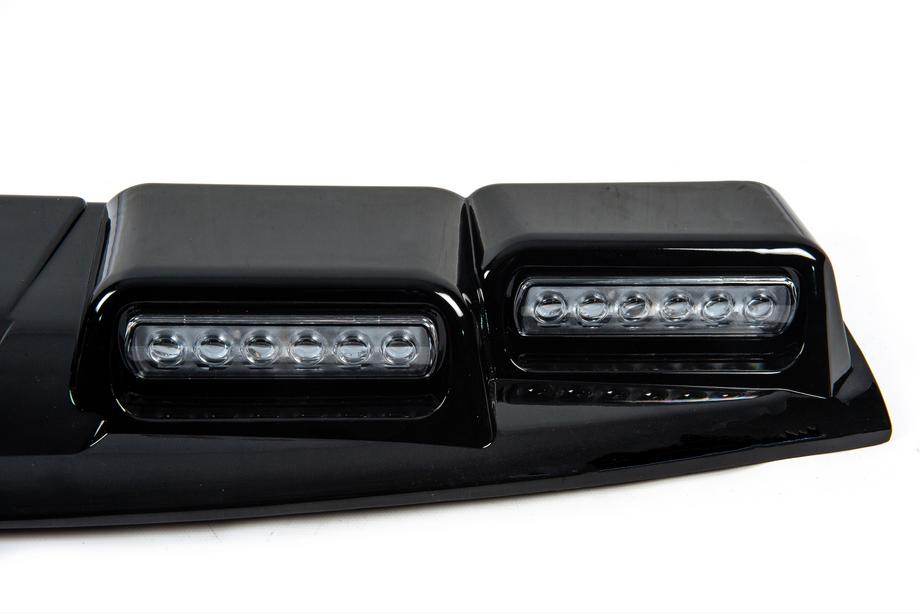 Toyota Land Cruiser Prado 250 2023– Vējstikla vizieris ar LED (melns) Foto 6